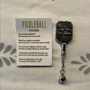 Game Pickleball Paddle Charm